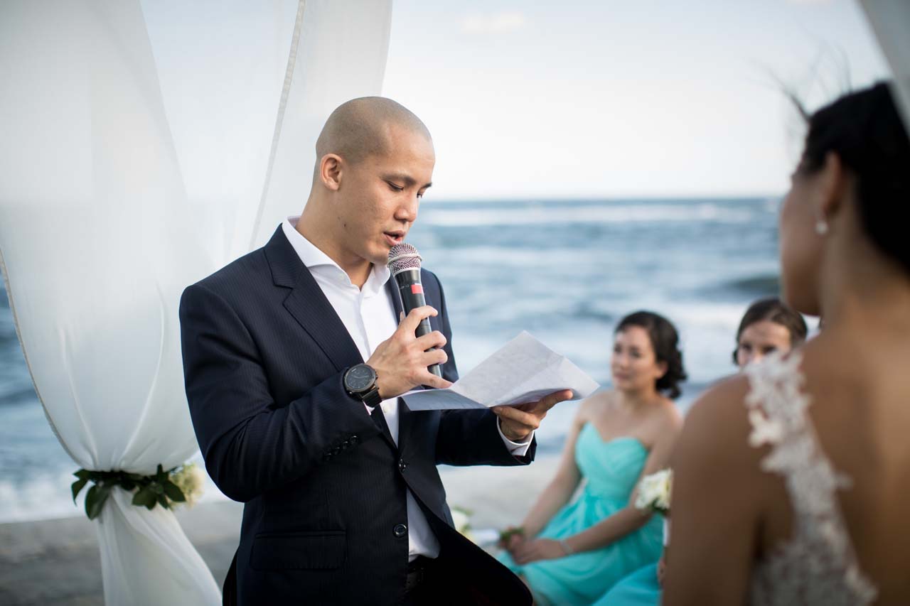 bali beach wedding